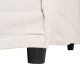Sofá 3 Plazas Beige 212 x 76 x 104 cm