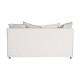 Divano 2 Posti Imbottito Beige Plastica Nero | fanmuebles