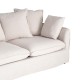 Divano 2 Posti Imbottito Beige Plastica Nero | fanmuebles