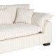Sofá 2 Plazas Rayas Crema 178 x 71 x 101 cm