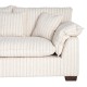 Sofá 2 Plazas Rayas Crema 178 x 71 x 101 cm