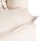 Sofá 2 Plazas Tapizado Beige Pino PVC | fanmuebles