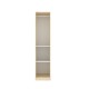 Armoire 1 porte battante Emax Chêne Blanc - fanmuebles