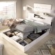 Letto Contenitore Ten Bianco Naturale spedizione gratuita Italia