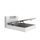 Letto Contenitore Ten Bianco Naturale spedizione gratuita Italia