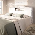 Cabezal de cama 135 / 150 cm - Ten - Blanco 157,2 x 96 x 23,4 cm