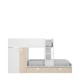 Cama Tren 2 camas Matt Blanco Natural 275 x 150 x 108 cm