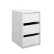 Cassettiera interna 3 cassetti armadio Bianco