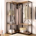 Vestidor Rincón Abierto - Trok - Roble Negro 90 x 167 x 100,4 cm