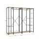 Offener Kleiderschrank Trok 180cm Eiche Schwarz - fanmuebles