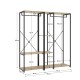 Comprar Vestidor Abierto TROK 150cm Roble y Negro