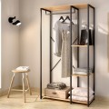 Cabina Armadio Aperta - Trok - Rovere Nero 90 x 167 x 40,4 cm
