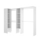 Composizione Cabina Armadio Angolare 2 Suit Bianco