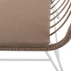 Sillón Ariki Natural - Blanco 121 x 76 x 62 cm