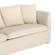 Sofá Beige 212 x 78 x 92 cm