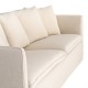 Sofá Beige 212 x 78 x 92 cm