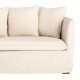 Sofá Beige 212 x 78 x 92 cm