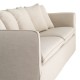 Sofá Taupe 212 x 78 x 92 cm