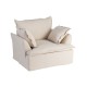 Sillón Beige 115 x 97 x 109 cm