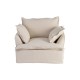 Sillón Beige 115 x 97 x 109 cm
