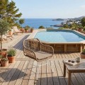 Silla Ariki Natural - Blanco 57 x 80 x 62 cm