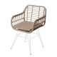 Silla Ariki Natural - Blanco 57 x 80 x 62 cm
