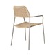 Silla Milos Limo  - Beige 55 x 83.5 x 55 cm