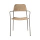 Silla Milos Limo  - Beige 55 x 83.5 x 55 cm