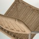 Silla Comedor Apilable Milos Limo Cuerda Beige | fanmuebles