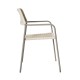 Silla Comedor Apilable Milos Limo Cuerda Crema | fanmuebles