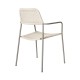 Silla Milos Limo - Crema 55 x 83.5 x 55 cm