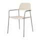 Silla Comedor Apilable Milos Limo Cuerda Crema | fanmuebles