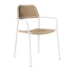 Silla Comedor Terraza Blanco Beige | fanmuebles