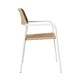 Silla Comedor Terraza Blanco Beige | fanmuebles