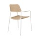 Silla Comedor Terraza Blanco Beige | fanmuebles