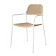 Silla Comedor Terraza Blanco Beige | fanmuebles