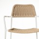 SILLA APILABLE MILOS BLANCO BEIGE