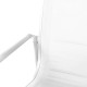 Silla de Comedor Apilable Stella Aluminio Blanco | fanmuebles