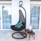 Hängesessel Garten Dido Rattan Schwarz