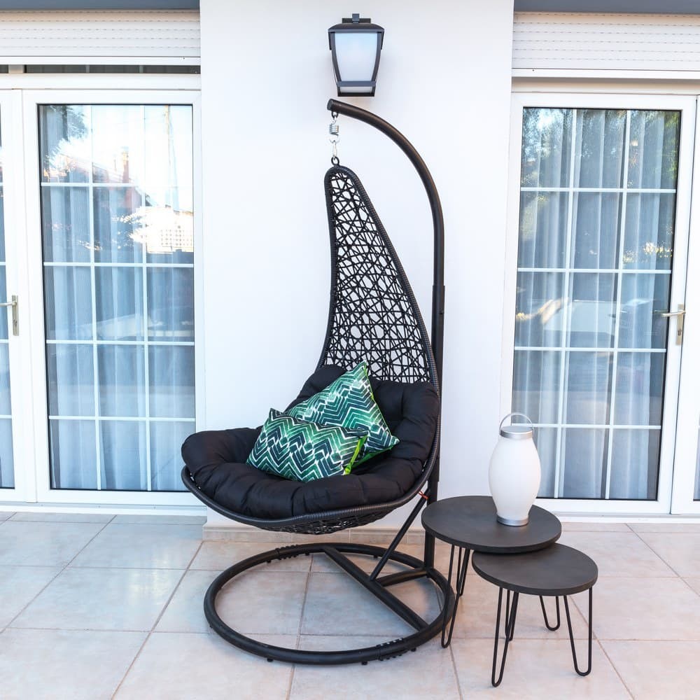 Hängesessel Garten Dido Rattan Schwarz