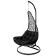 Hängesessel Garten Dido Rattan Schwarz