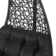 Hängesessel Garten Dido Rattan Schwarz
