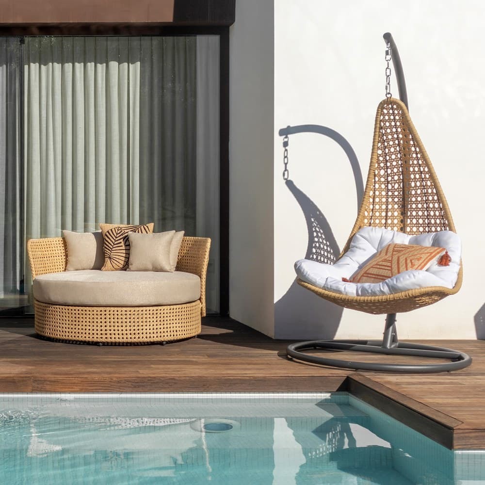 Silla Niva Negro - Natural 104 x 192 x 104 cm