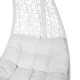Silla Colgante Jardín Dido Ratán Blanco