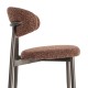Chaise Salle a Manger Rembourree Tuile Noir | fanmuebles