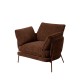 Sillón Marrón Oscuro 95 x 79 x 80 cm