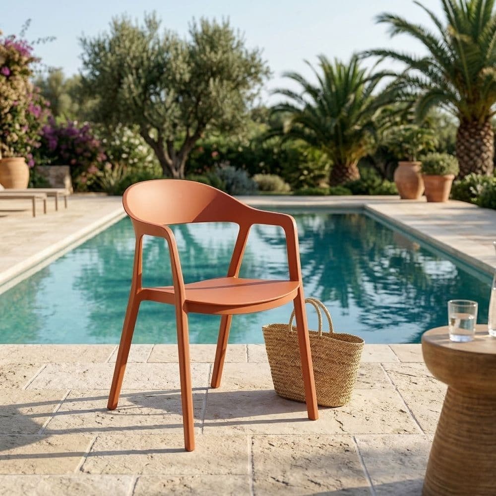 SILLA APILABLE TEJA PP CONTRACT 52 X 52 X 80 CM