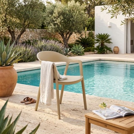SILLA APILABLE CAQUI PP CONTRACT 52 X 52 X 80 CM