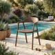 SILLA APILABLE MARRÓN PP CONTRACT 52 X 52 X 80 CM