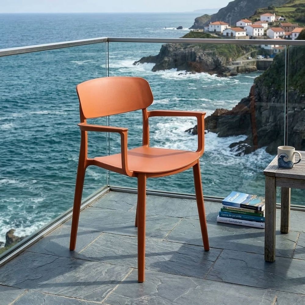 SILLA APILABLE TEJA PP CONTRACT 51,50 X 51 X 80 CM